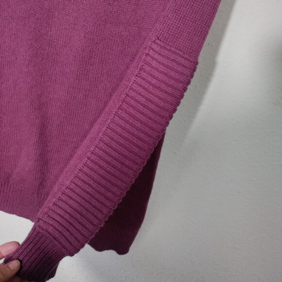 Lole‎ Dark Pink Sweater Size Large Nylon, Acrylic, Wool And Alpaca - Picture 5 of 9